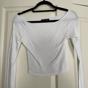 White long sleeve Brandy Melville